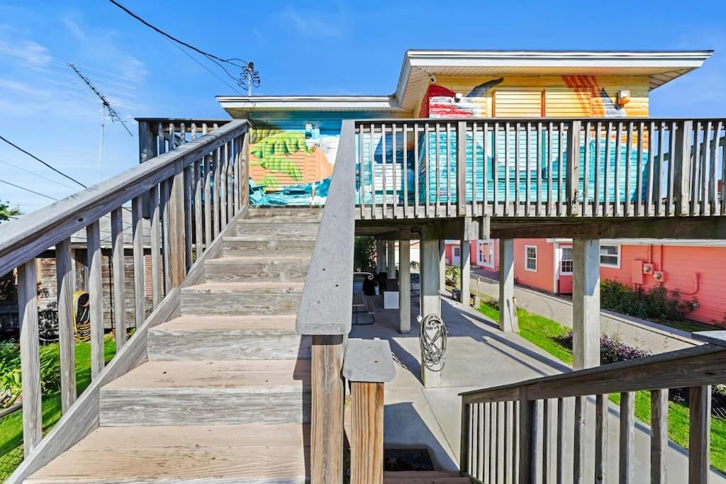 Galveston Beach House Family/Pet Friendly Exterior foto