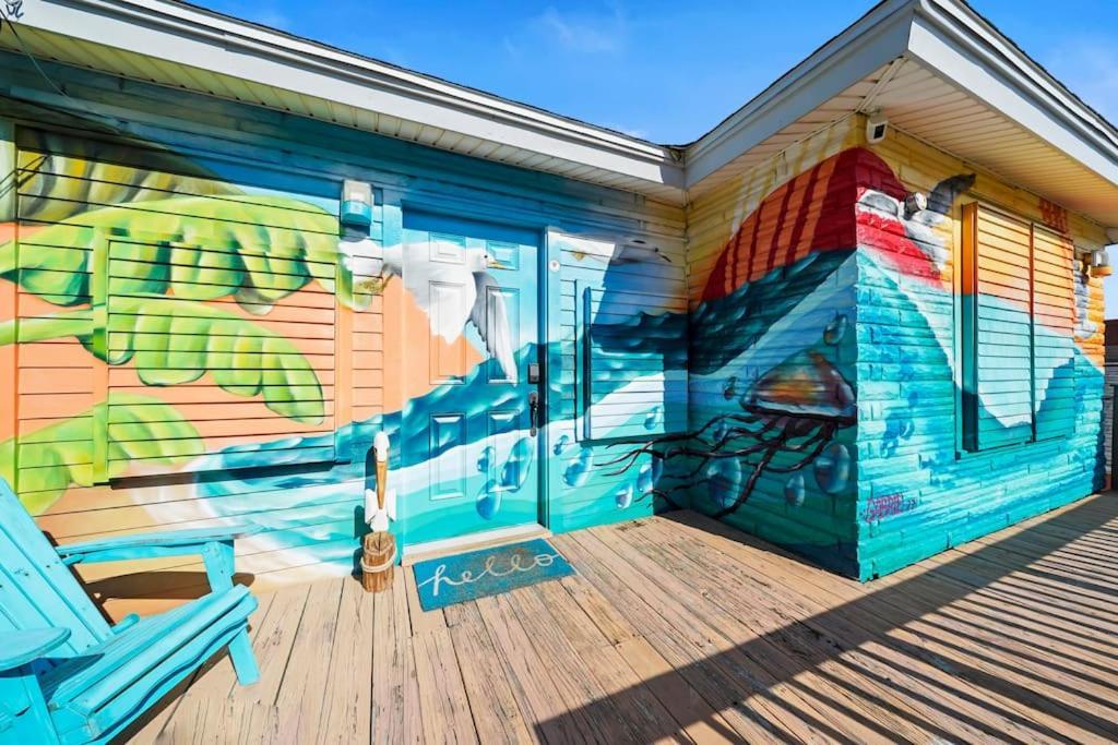 Galveston Beach House Family/Pet Friendly Exterior foto
