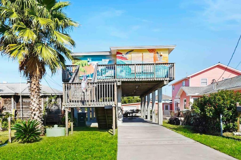 Galveston Beach House Family/Pet Friendly Exterior foto